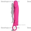 Vibrador con 10 velocidades y anillo para sujetar